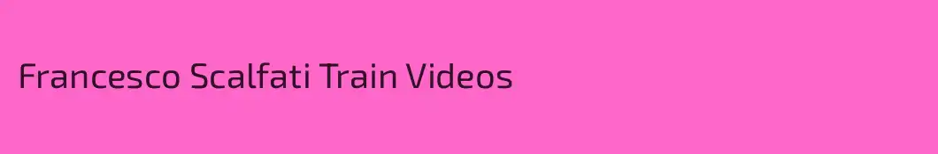Francesco Scalfati Train Videos